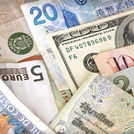 Lue lisää 3M:n ASPEC-menetelmän vaiheesta 5: Kustannukset. Kuva, jossa on erilaisia seteleitä.