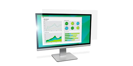 3M™ Anti Glare -häikäisysuojakalvot näytössä  
