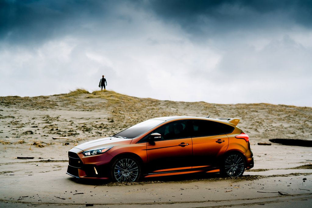 Car Wrapped with Satin Flip Volcanic Flare Wrap