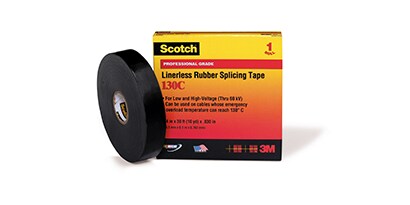 Scotch® 130C suojanauhaton kumijatkosteippi 
