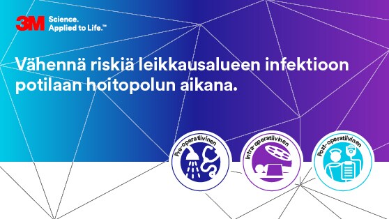Henkilönsuojaimet (PPE) leikkaussalissa
