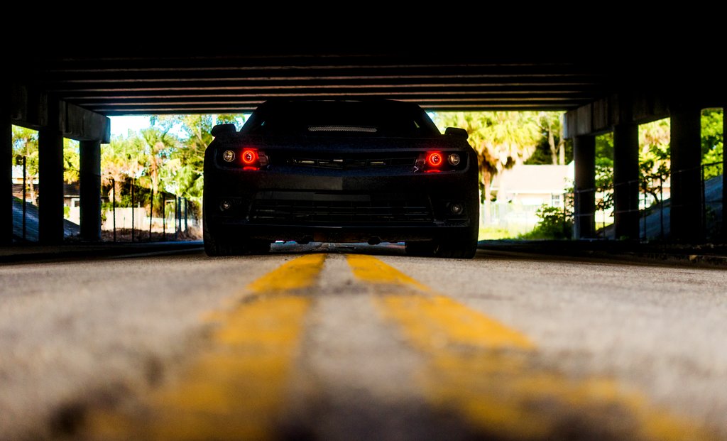 Car Wrapped with Shadow Black Wrap